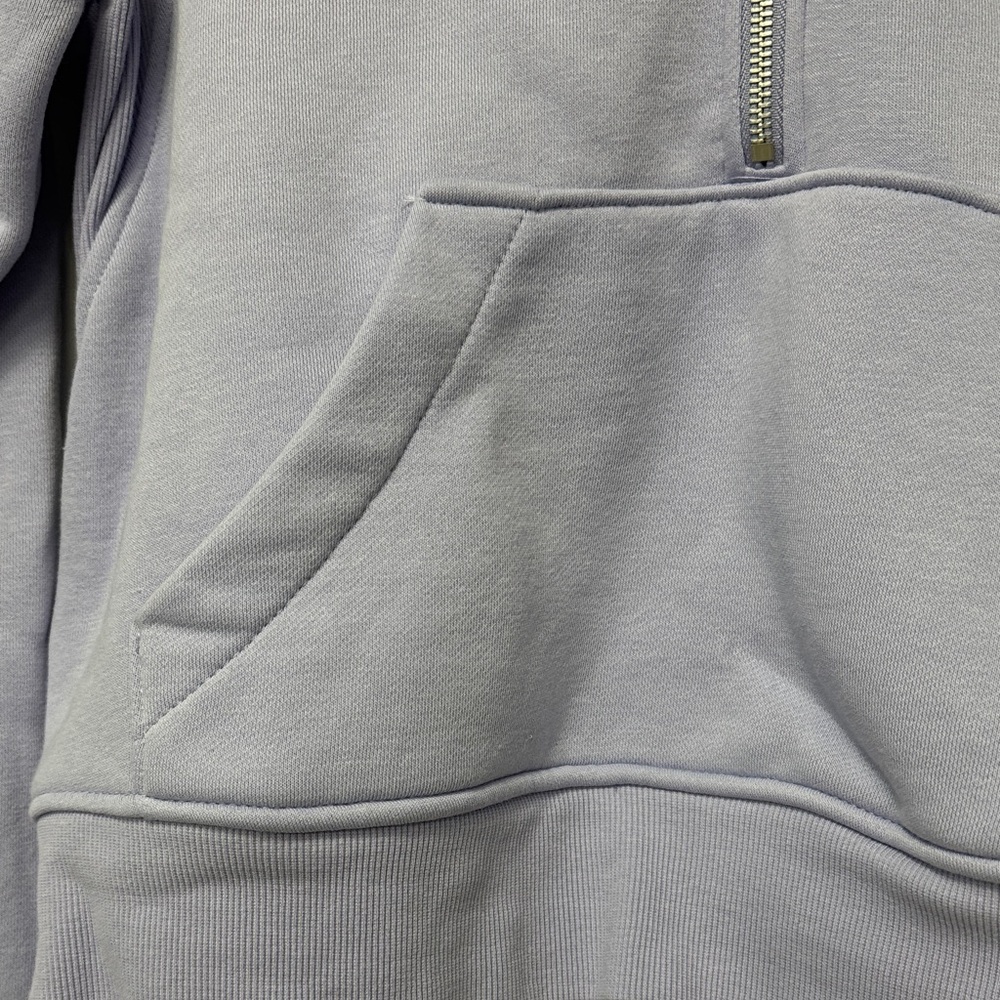 Danskin Women's Light Purple Short Hoodie Sweatershirt - Picture 4 of 6